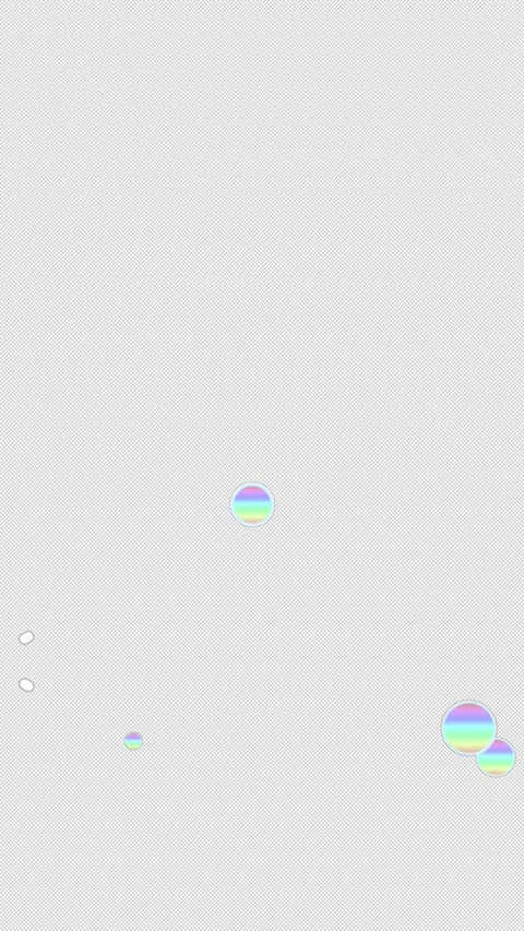 Vertical Stylized Rainbow Soap Bubbles Floating Popping Loop 4k Alpha Stock-Footage 346199034