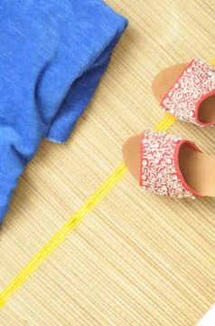 Vertical summer background from above Stock Photos