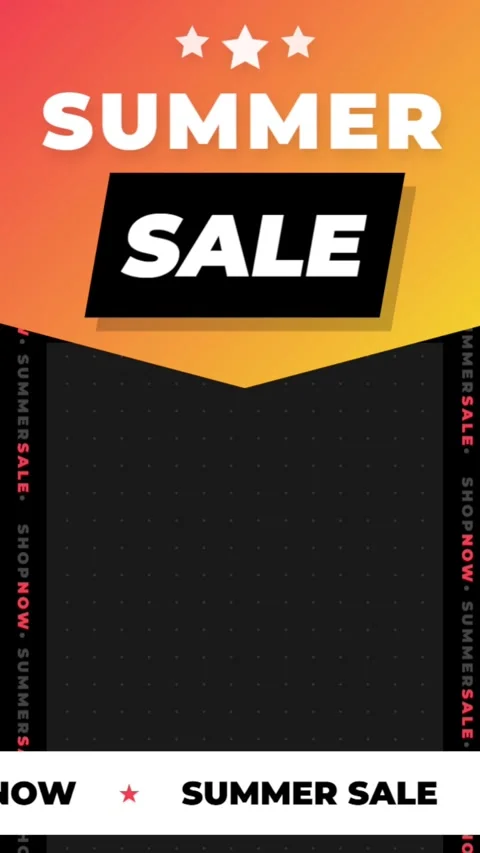 Vertical Summer Sale Animation Background With Copy Space Stock Footage 335194341