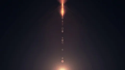 Vertical sun moving lights optical lens flares shiny animation art background - Stock Footage 84843828
