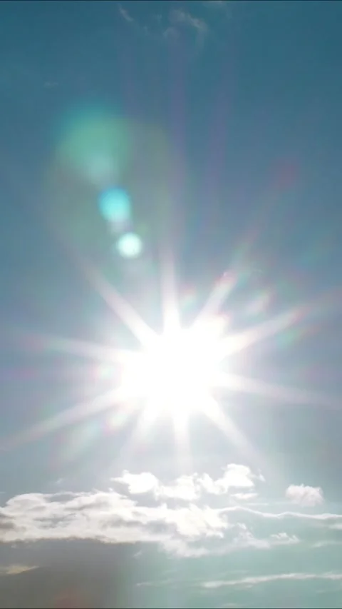 Vertical sun1 Stock Footage 300585236