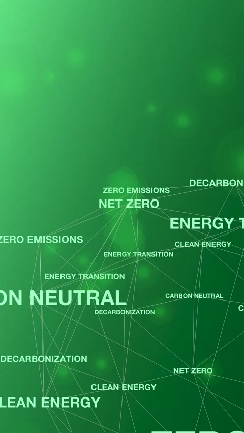 Vertical Sustainability Network for Net Zero and Carbon Neutrality Stock Footage 331329857