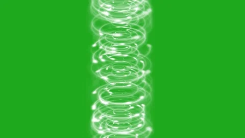 Vertical swirling effect on green screen background Stock Footage 276613036