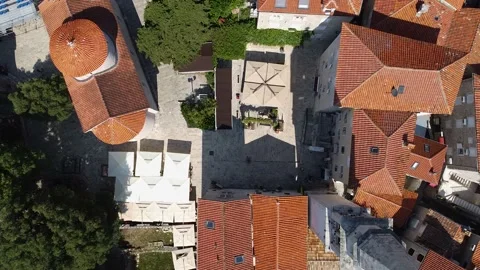 Vertical takeoff in Budva Stock Footage 208079171