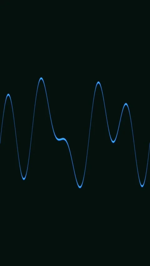 Vertical Teal Audio Spectrum Waveform Music Visualizer Loop 2 Vídeos de archivo 339135387