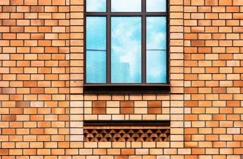 Vertical temple window city background Stock Photos