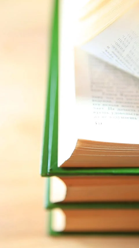 Vertical text book page Stock Footage 262530201