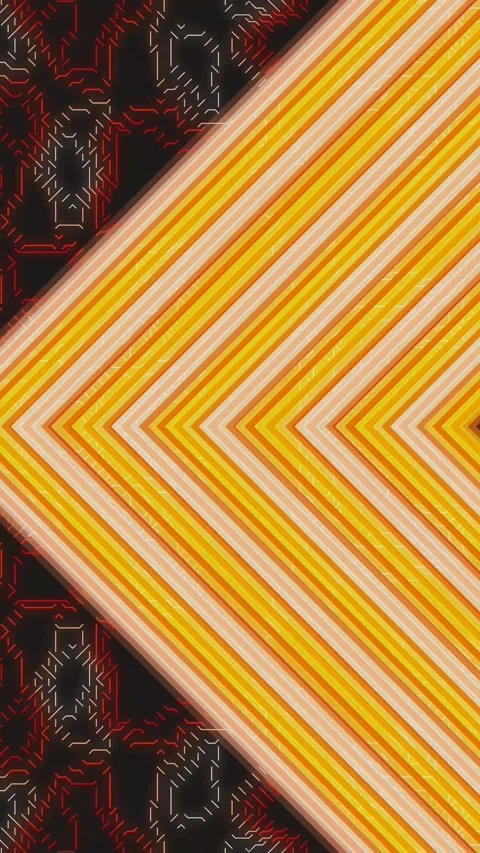 Vertical Thermal Chevron Tracking Grid Background Stock Footage 345783013
