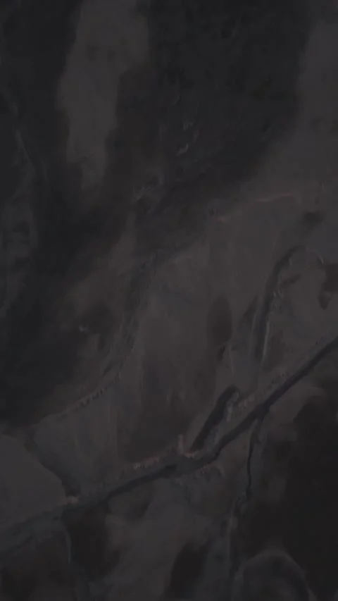 Vertical Tibet Earth Texture Aerial View Drone Nature Abstract Stock Footage 327680358