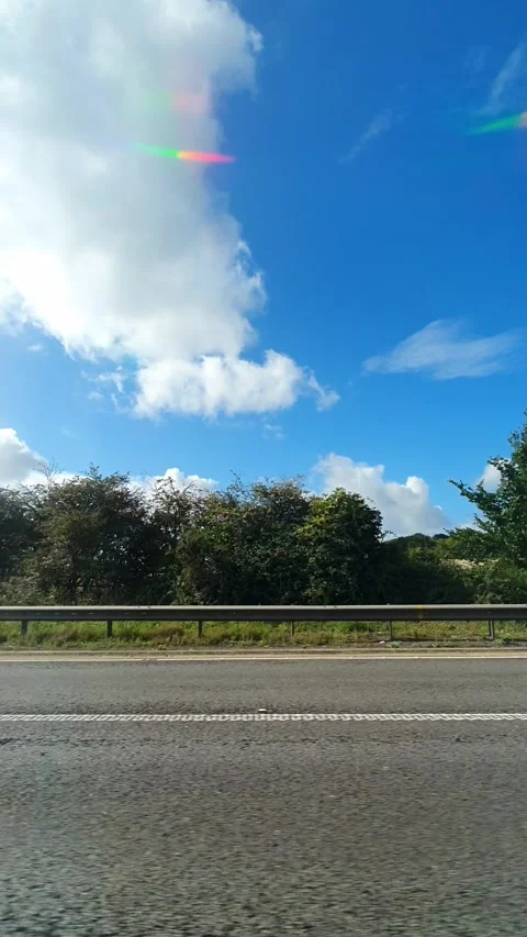 Vertical Time Lapse. Luton to Coventry Motorways Travel of England 스톡 동영상 318525238
