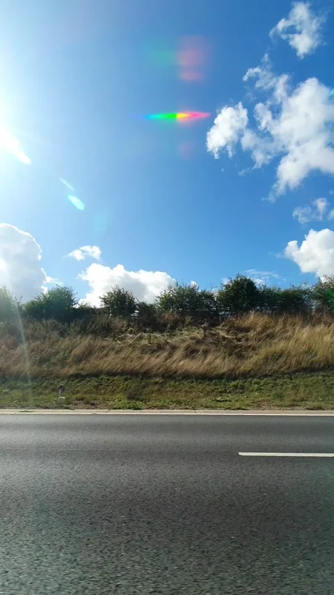 Vertical Time Lapse. Luton to Coventry Motorways Travel of England Stock Footage 318526788