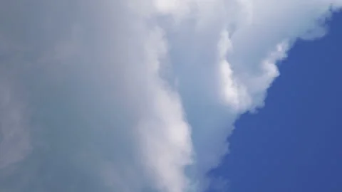 Vertical time lapse video of changing cloudscape in 4K Stock Footage 138981003