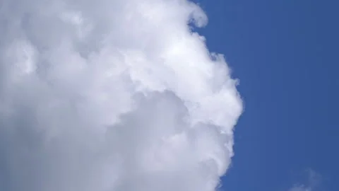 Vertical time lapse video of changing cloudscape in 4K Stock Footage 138981535