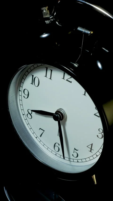 Vertical time lapse video of a clock. Stock Footage 252069678