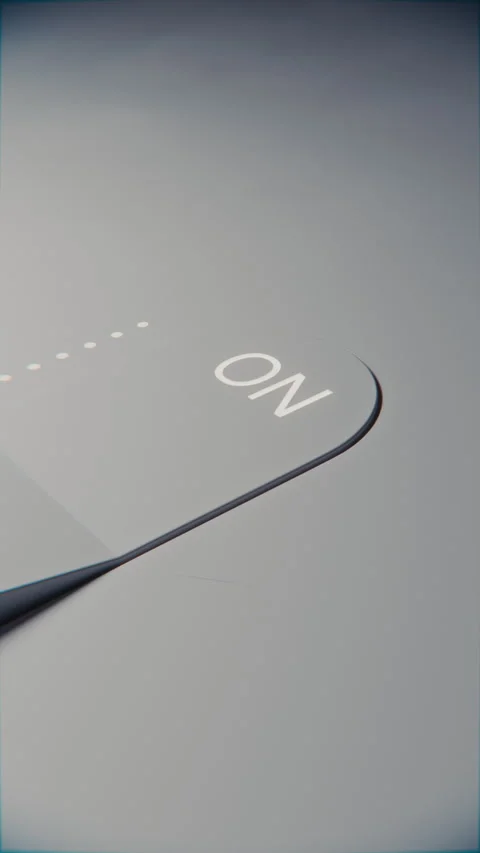 Vertical Toggle Switch Loop Animation with Pink Glow Stock Footage 312266535