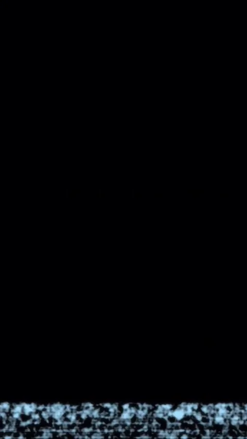Vertical top border VHS vintage old TV glitch noise tape Stock Footage 337608497