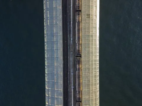 Vertical Top-Down View of Halic Metro Station Stock Photos