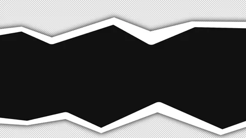 Vertical Torn Paper Split Transition with Irregular Cardboard Edges Stock Footage 328028301