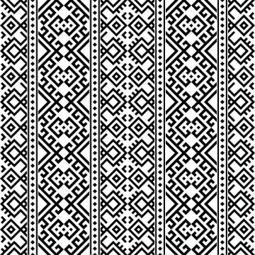 Vertical traditional aztec pattern texture design vector Illustrazione stock