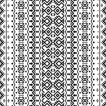 Vertical traditional aztec pattern texture design vector Illustrazione stock