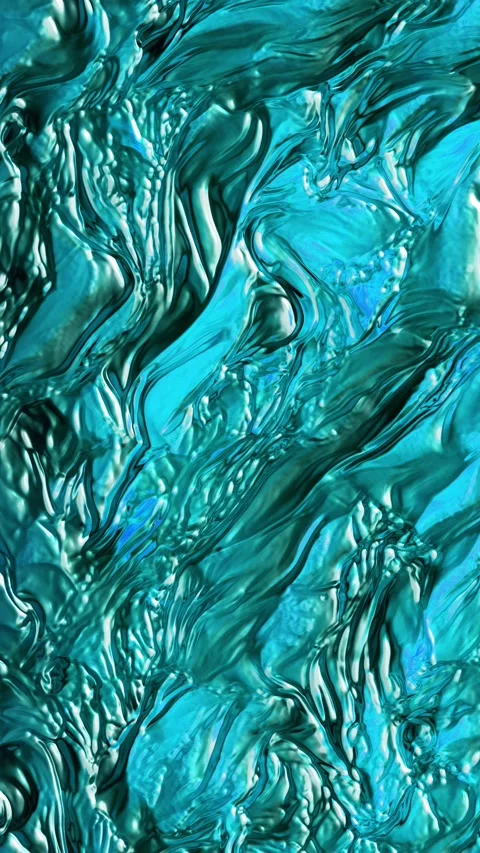 Vertical Turquoise Metallic Foil Shift 4K Loop Stock Footage 323037744