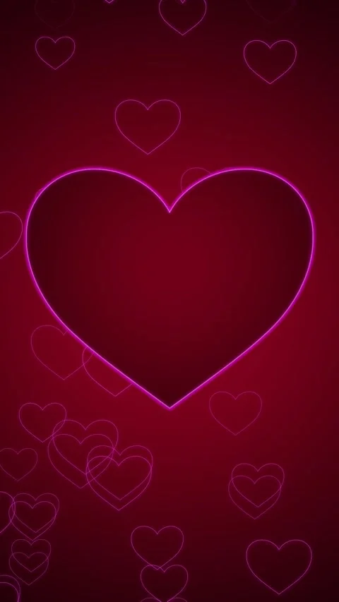 Vertical Valentine's Day Background for Social Media Stock Footage 231865569