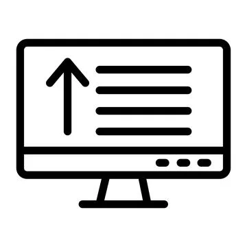 Vertical Vector Icon Design Illustration Stock Illustration