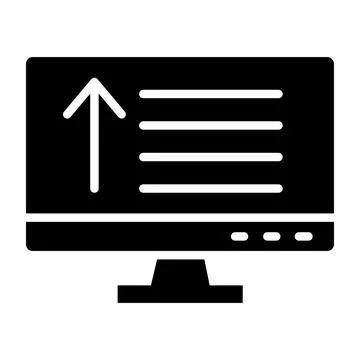 Vertical Vector Icon Design Illustration Stock Illustration