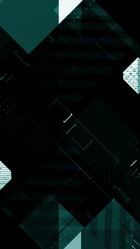 Vertical video 4K Video Overlay Template with basic geometry Stock Footage 335668123