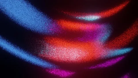 Vertical Video Abstract Backdrop With Glitter Wavy Effect Stock Footage 213178029