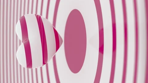 Vertical Video Abstract Background With The Heart Levitation Stock Footage 164242993