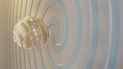 Vertical Video Abstract Background With The Spiral Sphere Stock Footage 165234614