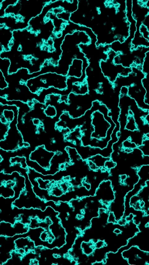 Vertical Video Of Abstract Jagged Cyan Plasma Lines Stock Footage 345372252