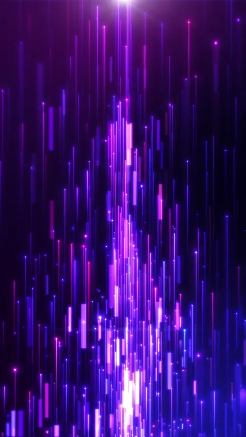 VERTICAL VIDEO, Abstract pink blue light trail background. Stock Footage 301327689