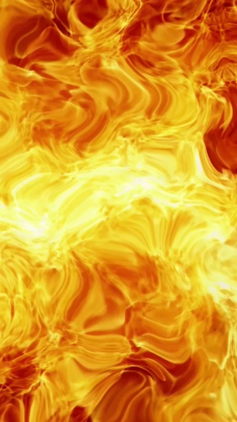Vertical Video Of Abstract Warped Fire Explosion Stock Footage 345372528