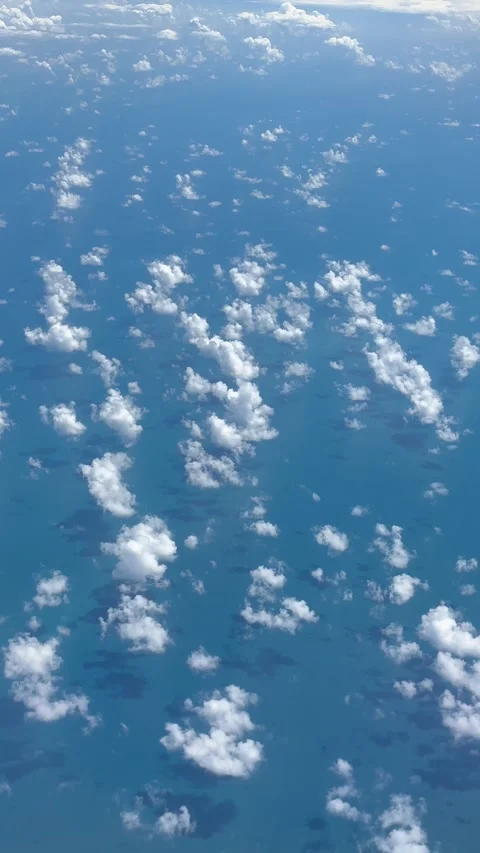 Vertical video - Airplane Window View Видео 341599738