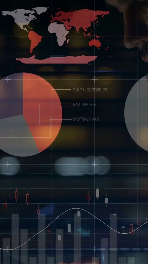 Vertical video: Analyst tapping tablet initiating testing charts for analytics Stock Footage 333109636
