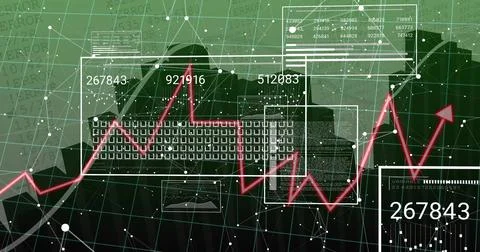Vertical video: Analyzing incoming data, two analysts typing at desk with 스톡 사진