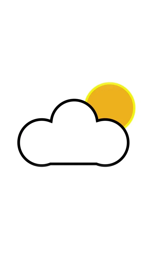 Vertical video animated sunny day weather icon for website backgrounds. Car.. Stock Footage 321627760