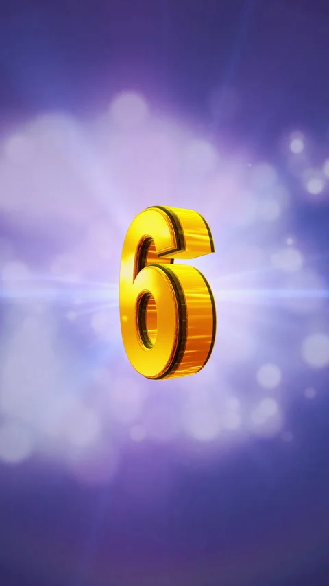 Vertical video animation of an abstract countdown counting. Stock Footage 286957717