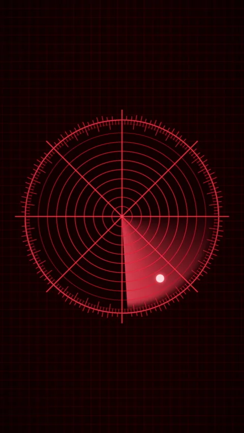 Radar Screen Stock Animation Futuristic Radar HUD Animation Free HD