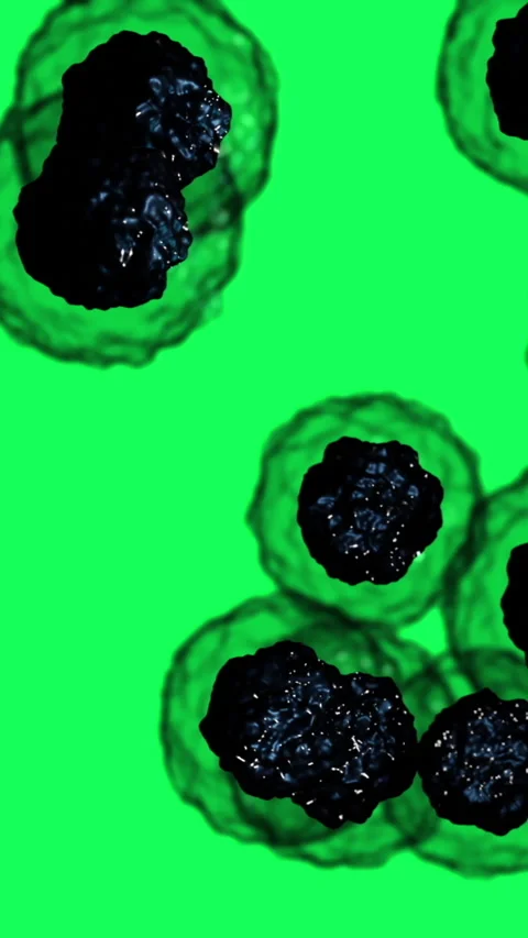 vertical video - animation of Sick Red B... | Stock Video | Pond5