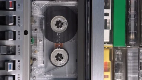 Cassette Tape Stock Video Footage