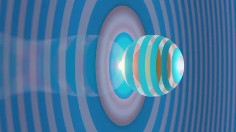 Vertical Video Background With Beautiful Glowing Sphere Stock Footage 169831070