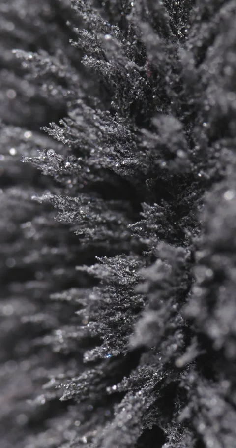 Vertical video background, magnetic substance. Metal dust, shavings, iron powder 스톡 동영상 285446407