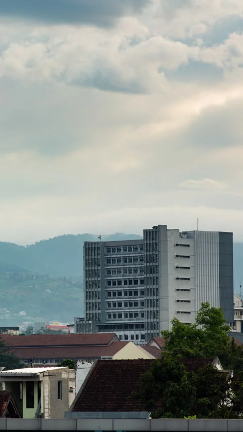 Vertical video - Bandung Clouds Timelapse Stock Footage 280153968