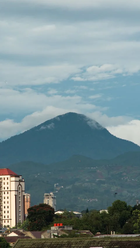 Vertical video - Bandung Clouds Timelapse Stock Footage 304901624
