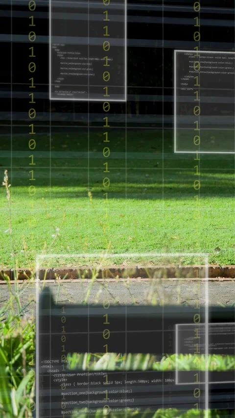 Vertical video: Bench front overlay appearing showing AR walkers crossing Stock Footage 334792690