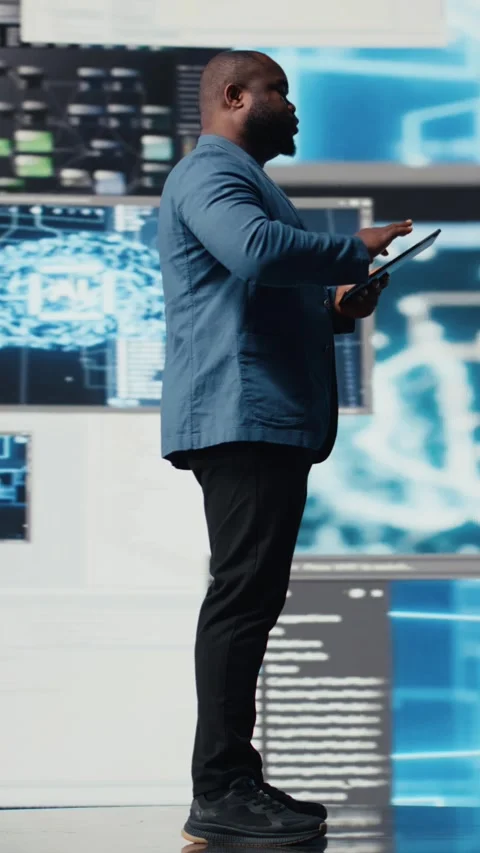 Vertical Video Black developer programming software and explores code snippets Stock Footage 312123830