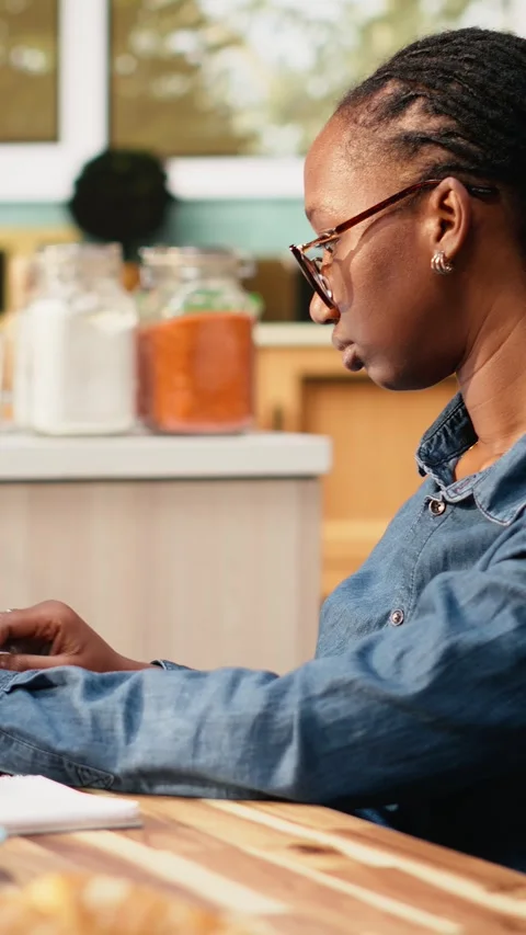 Vertical Video Black woman programmer developing web code and software systems Stock Footage 344531015